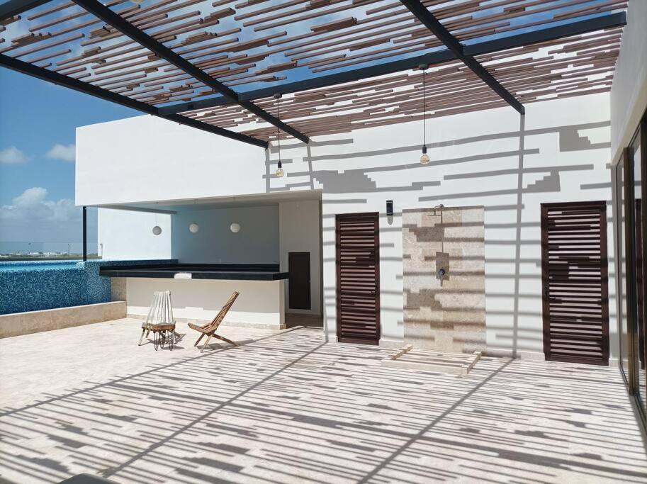 Apartment Pent H Sin Cocina Con Piscina Gaia